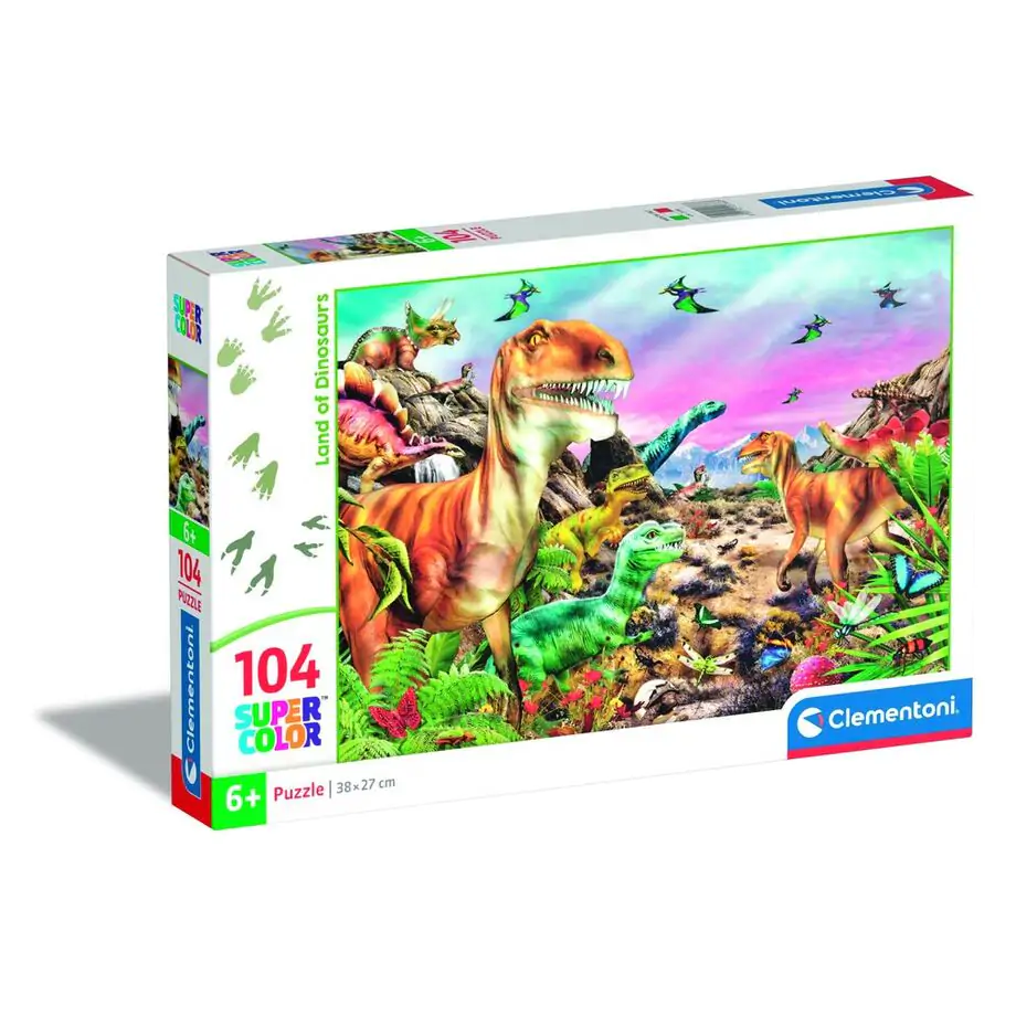 Puzzle Land Of Dinosaurs 104 elementy zdjęcie produktu