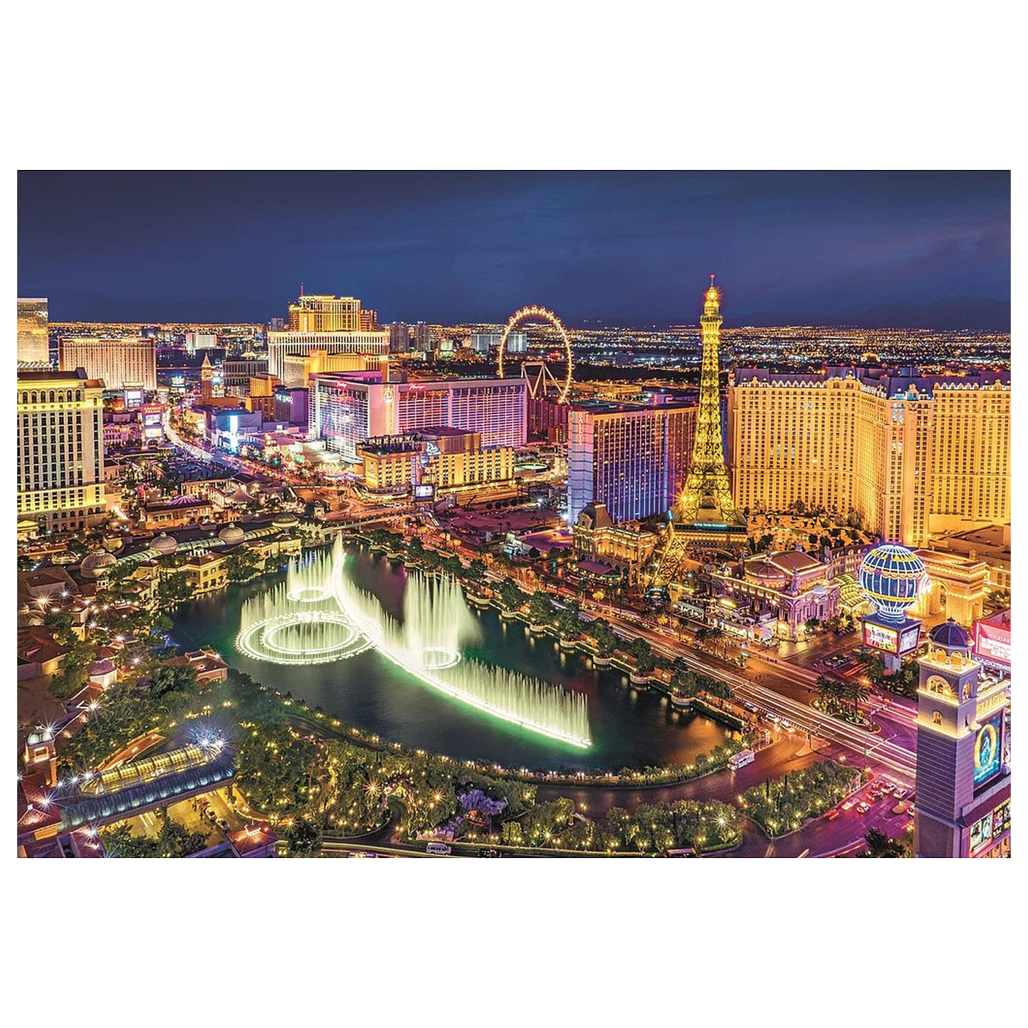 Las Vegas Night 6000-elementowe puzzle zdjęcie produktu