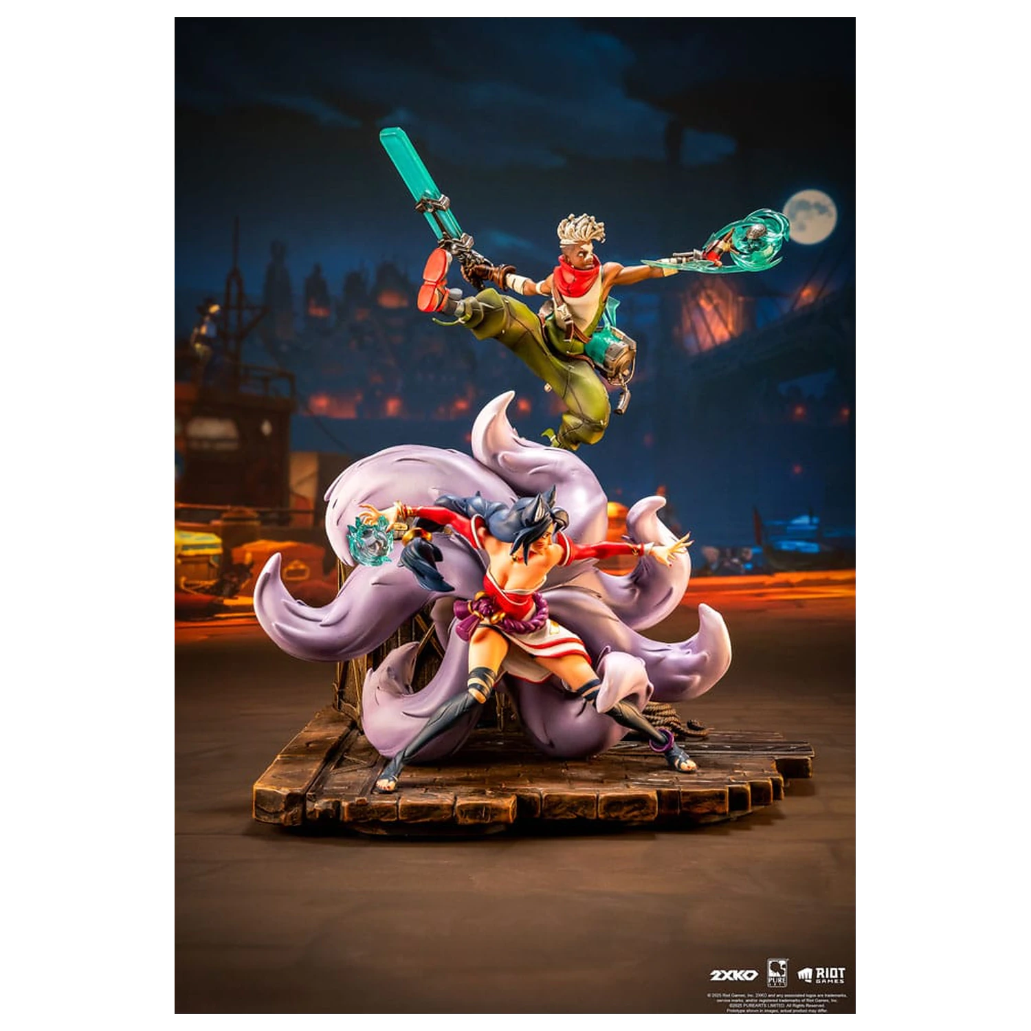League of Legends Statuetka 1/10 2XKO Ekko & Ahri Diorama 30 cm zdjęcie produktu