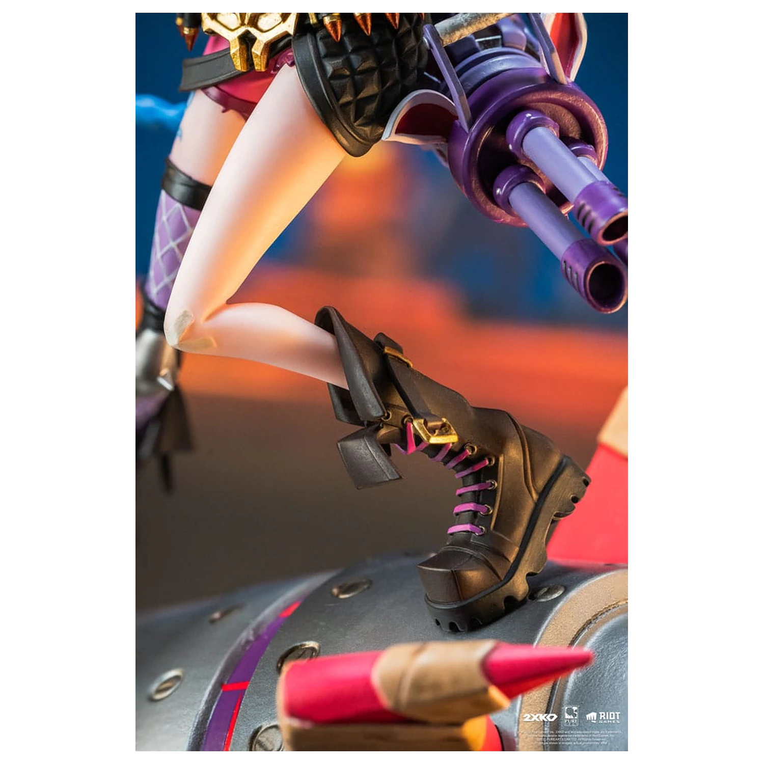 League of Legends Statuetka 1/10 2XKO Jinx & Warwick Diorama 37 cm zdjęcie produktu