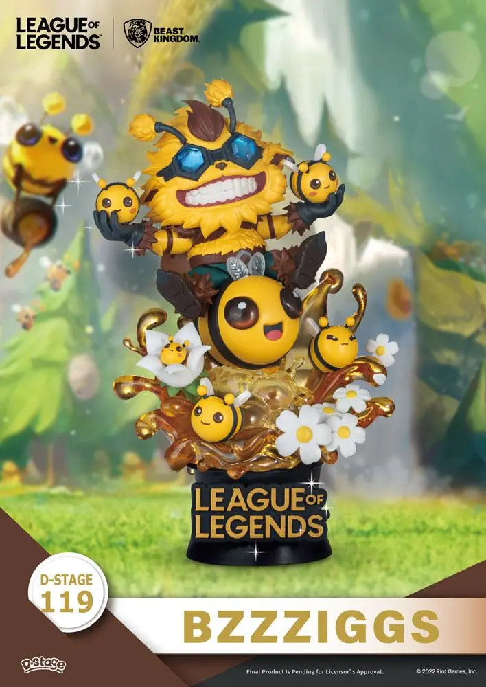 League of Legends D-Stage PVC Diorama Set Beemo & BZZZiggs 15 cmZestaw Dioramy League of Legends D-Stage PVC Beemo & BZZZiggs 15 cm zdjęcie produktu