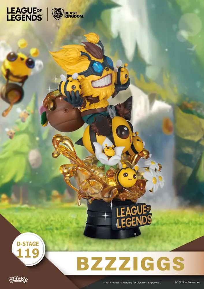 League of Legends D-Stage PVC Diorama Set Beemo & BZZZiggs 15 cmZestaw Dioramy League of Legends D-Stage PVC Beemo & BZZZiggs 15 cm zdjęcie produktu