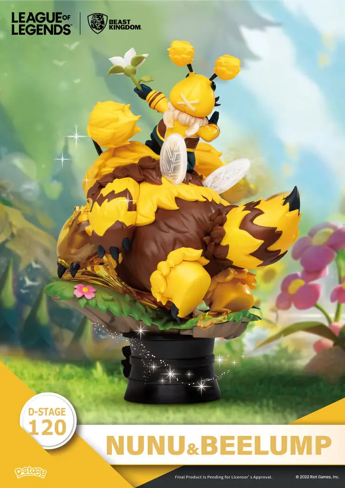 League of Legends D-Stage PVC Diorama Set Nunu &amp; Beelump &amp; Heimerstinger 16 cmLeague of Legends D-Stage Zestaw Dioramy PVC Nunu &amp; Beelump &amp; Heimerstinger 16 cm zdjęcie produktu