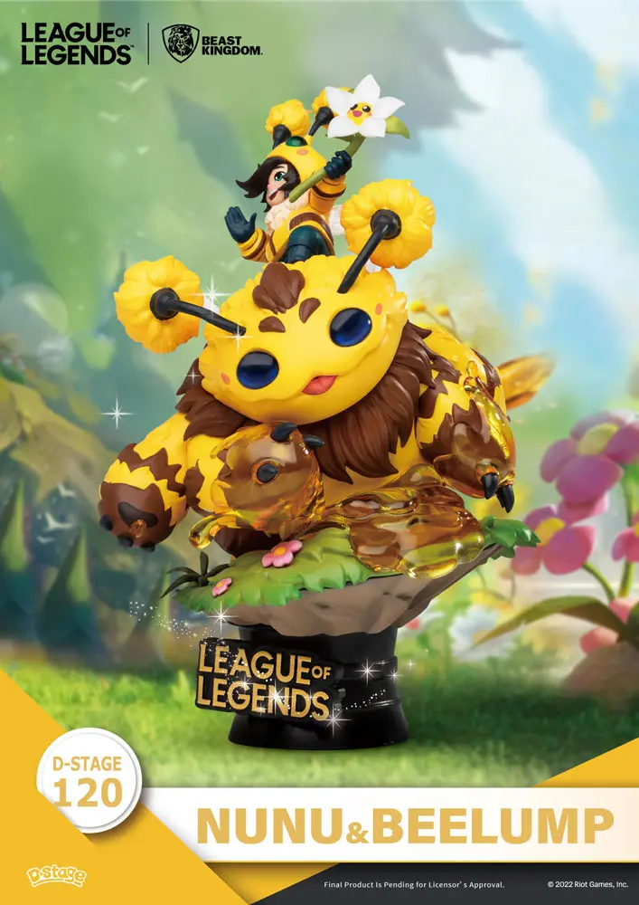 League of Legends D-Stage PVC Diorama Set Nunu &amp; Beelump &amp; Heimerstinger 16 cmLeague of Legends D-Stage Zestaw Dioramy PVC Nunu &amp; Beelump &amp; Heimerstinger 16 cm zdjęcie produktu