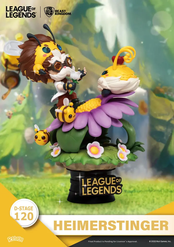 League of Legends D-Stage PVC Diorama Set Nunu &amp; Beelump &amp; Heimerstinger 16 cmLeague of Legends D-Stage Zestaw Dioramy PVC Nunu &amp; Beelump &amp; Heimerstinger 16 cm zdjęcie produktu
