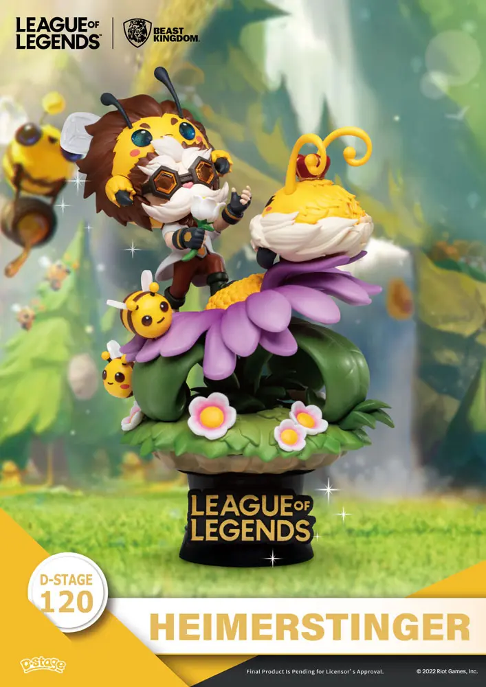 League of Legends D-Stage PVC Diorama Set Nunu &amp; Beelump &amp; Heimerstinger 16 cmLeague of Legends D-Stage Zestaw Dioramy PVC Nunu &amp; Beelump &amp; Heimerstinger 16 cm zdjęcie produktu