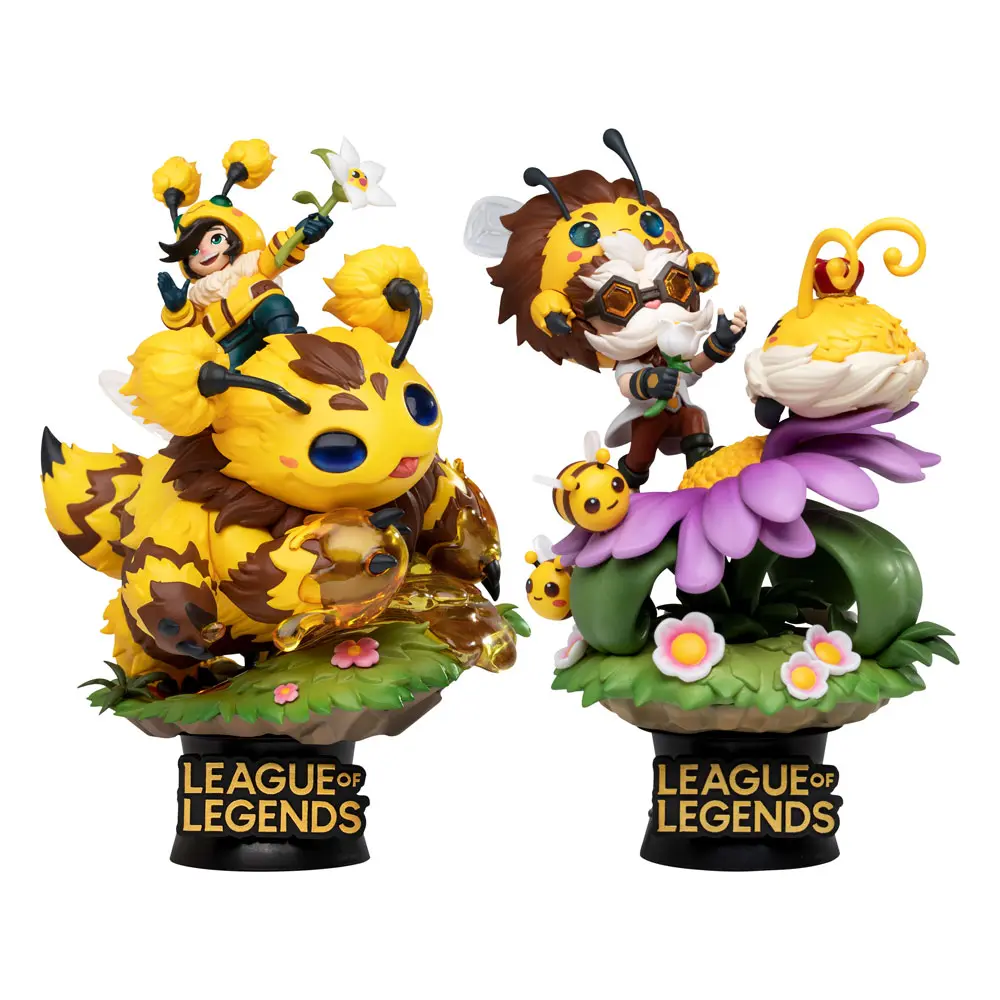 League of Legends D-Stage PVC Diorama Set Nunu &amp; Beelump &amp; Heimerstinger 16 cmLeague of Legends D-Stage Zestaw Dioramy PVC Nunu &amp; Beelump &amp; Heimerstinger 16 cm zdjęcie produktu