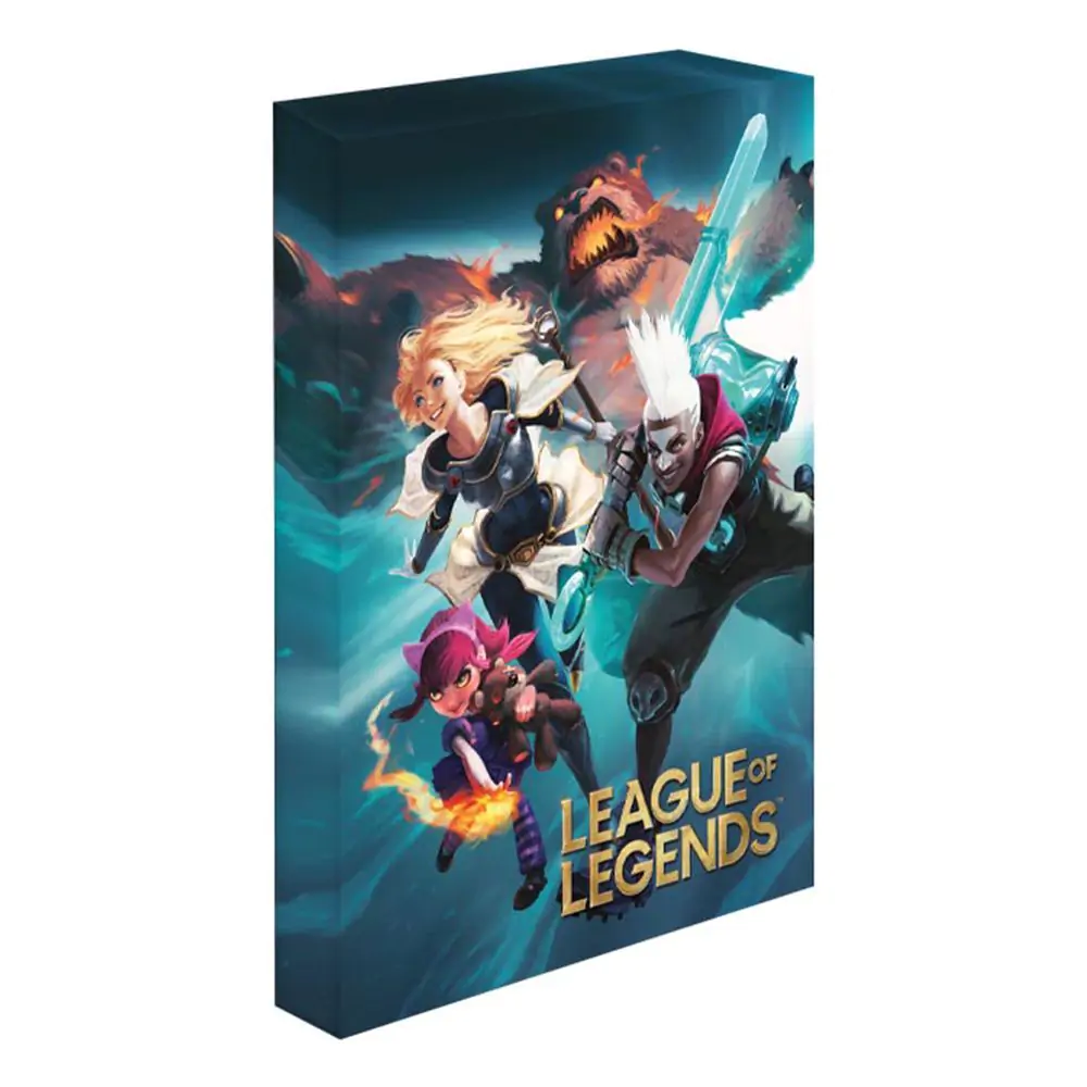 Podświetlany plakat na płótnie League of Legends zdjęcie produktu