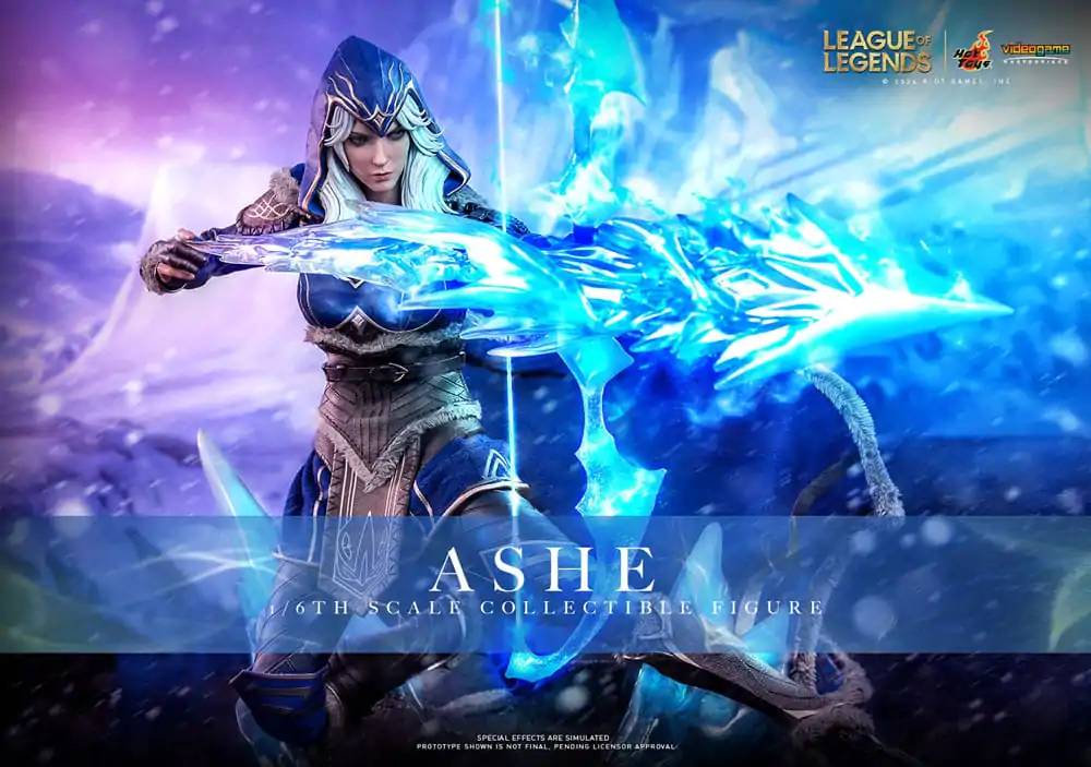 League of Legends arcydzieło gry wideo figurka akcji 1/6 Ashe 28 cm zdjęcie produktu