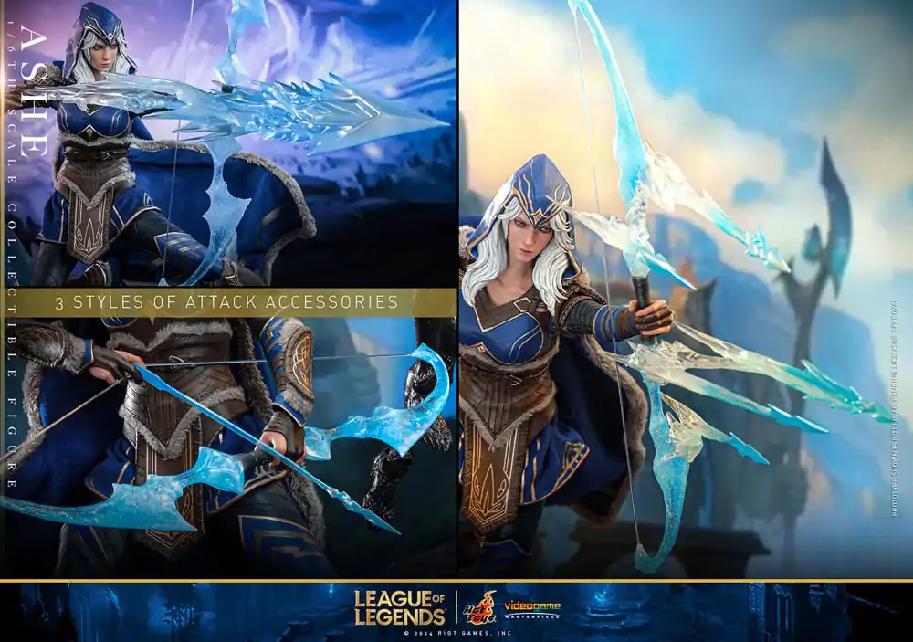 League of Legends arcydzieło gry wideo figurka akcji 1/6 Ashe 28 cm zdjęcie produktu