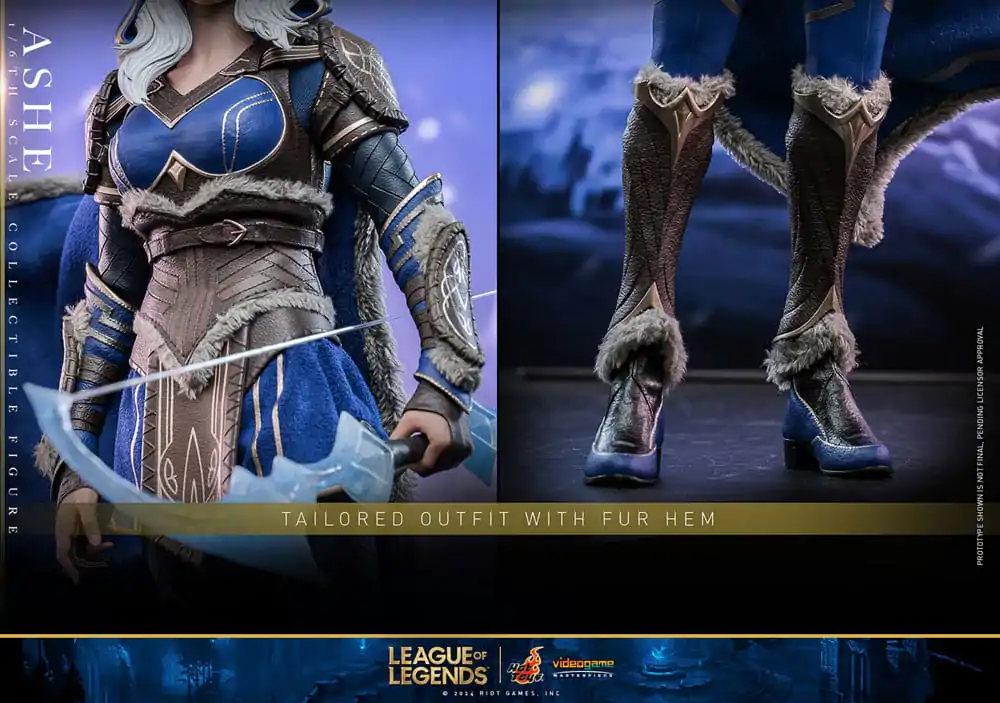 League of Legends arcydzieło gry wideo figurka akcji 1/6 Ashe 28 cm zdjęcie produktu