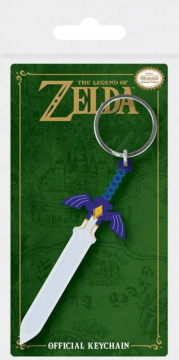 The Legend of Zelda Gumowy breloczek Master Sword 6 cm zdjęcie produktu