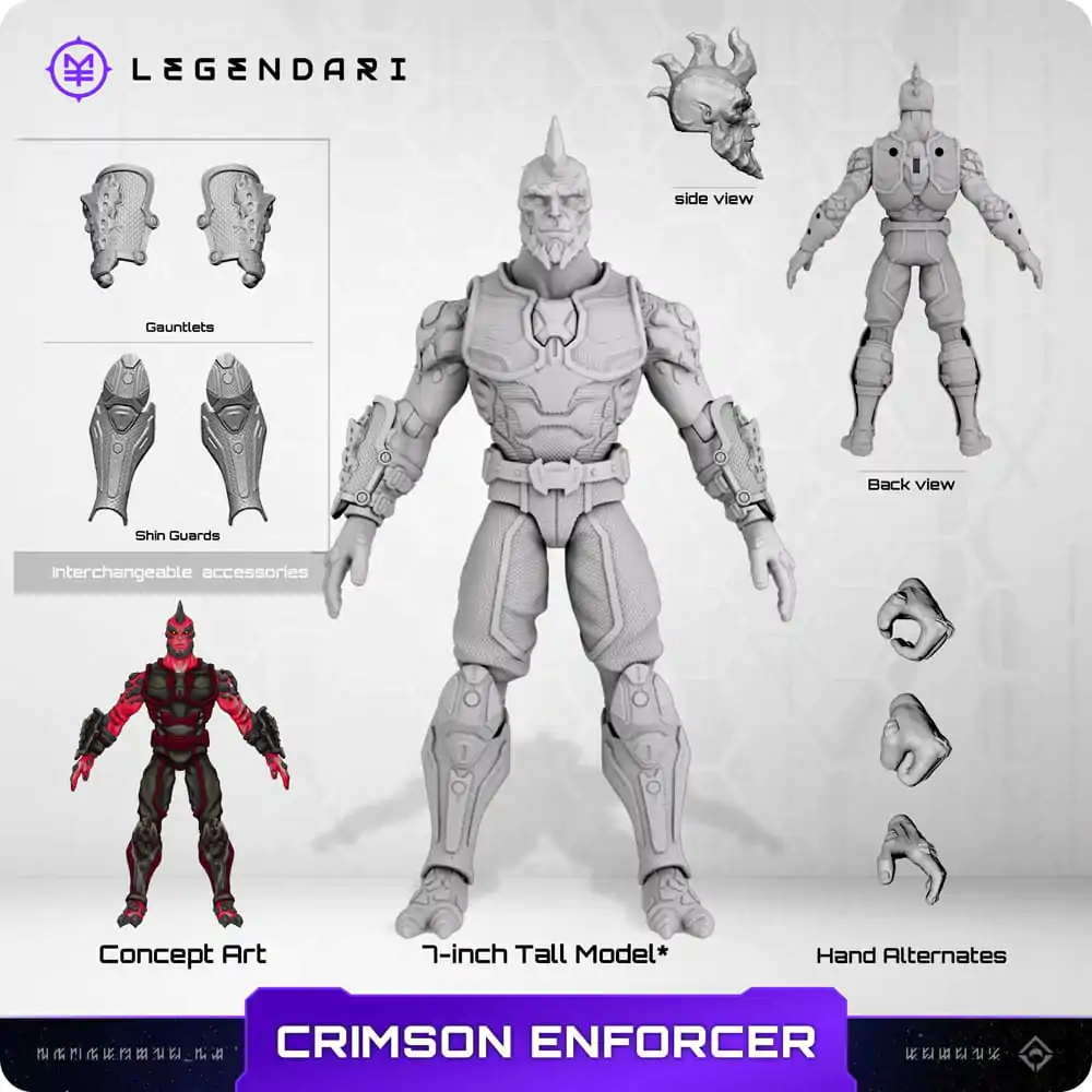 Legendarna Figurka Akcji 1/10 Crimson Enforcer 18 cm zdjęcie produktu