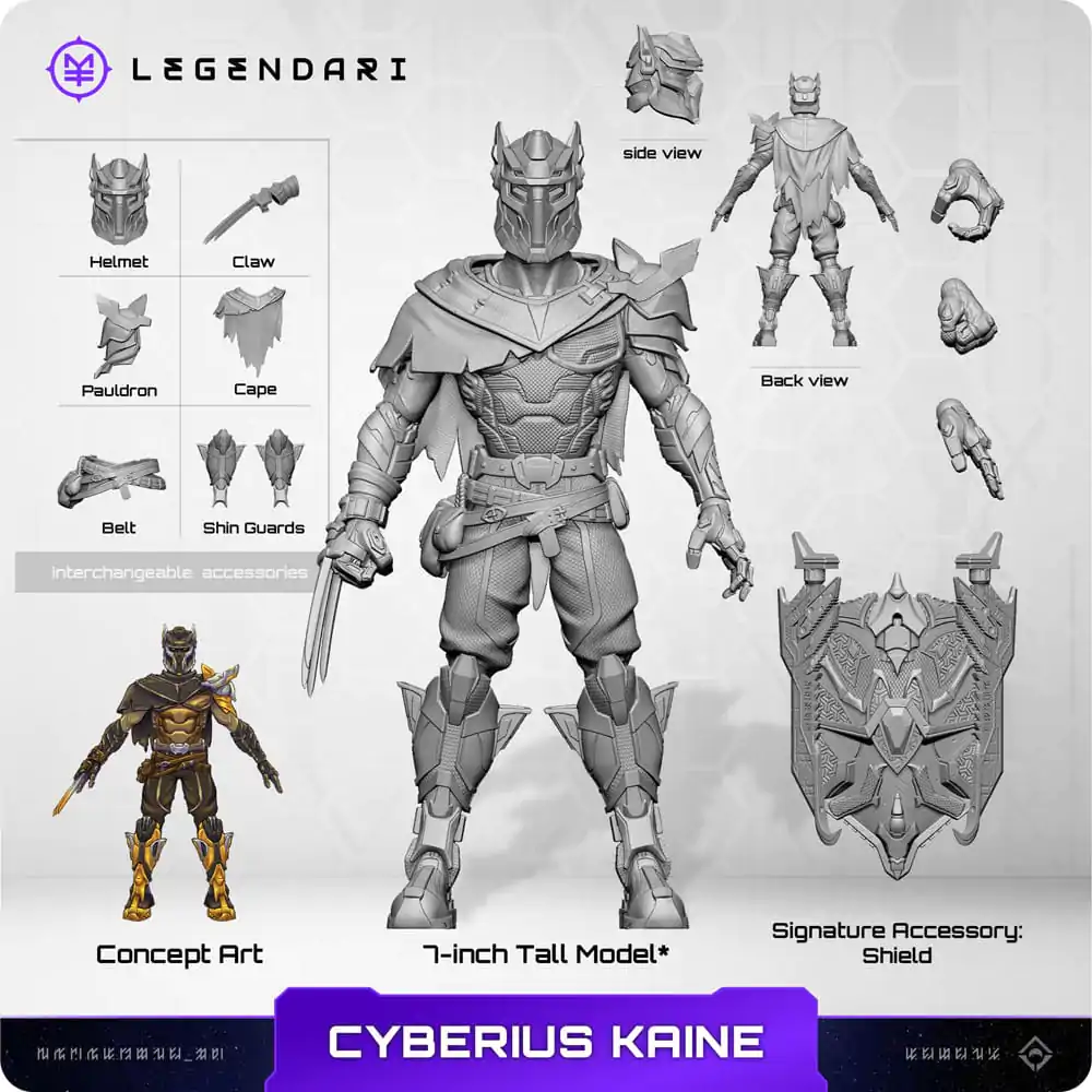 Legendarna Figurka Akcji 1/10 Cyberius Kaine 18 cm zdjęcie produktu