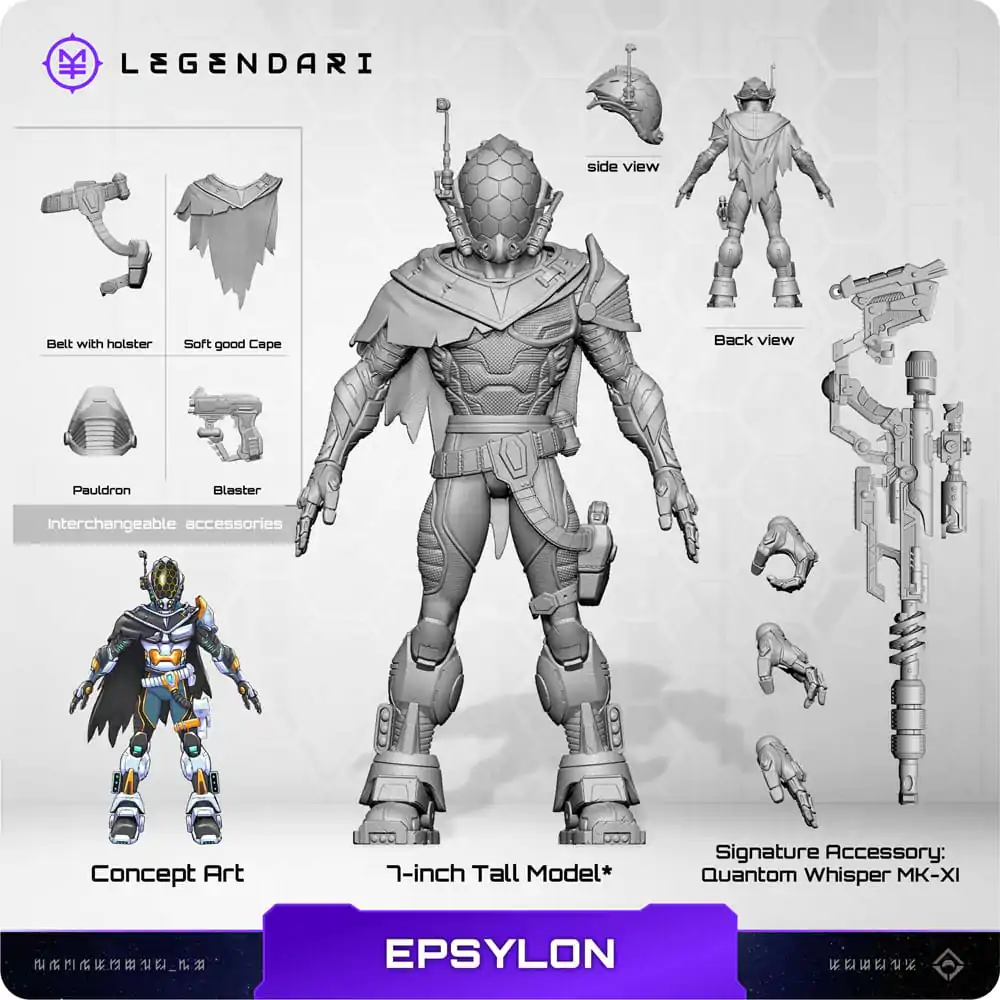 Legendarna Figurka Akcji 1/10 Epsylon 18 cm zdjęcie produktu