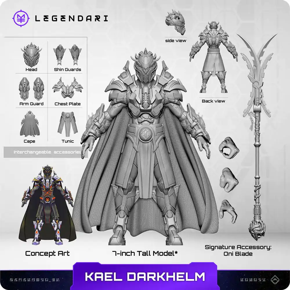 Legendarna Figurka Akcji 1/10 Kael Darkhelm 18 cm zdjęcie produktu