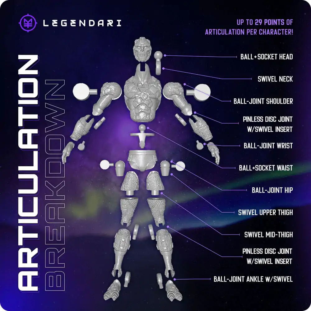 Legendarna Figurka Akcji 1/10 Kael Darkhelm 18 cm zdjęcie produktu