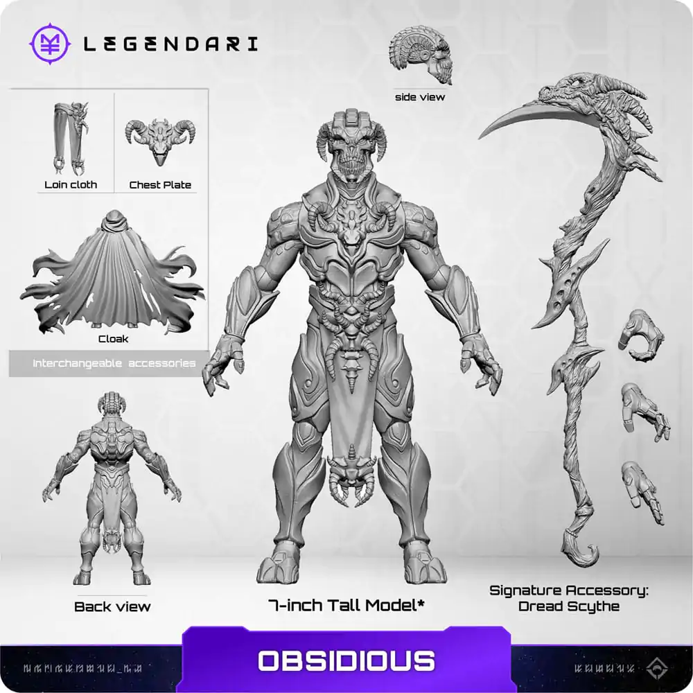 Legendarna Figurka Akcji 1/10 Obsidious 18 cm zdjęcie produktu