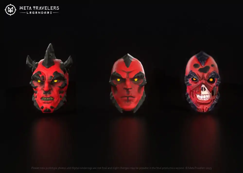 Legendari Accessory Pack Nibiru Villains Head Pack - Pakiet Akcesoriów zdjęcie produktu