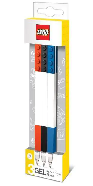 LEGO Długopisy Żelowe Zestaw 3 Bricks zdjęcie produktu