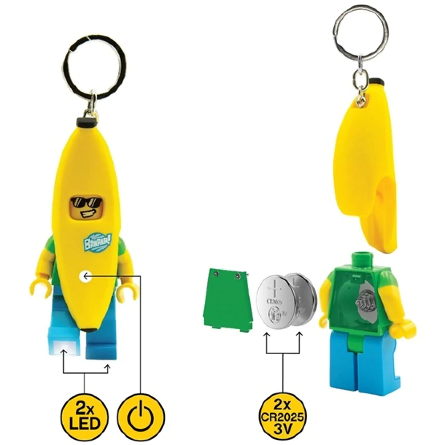 LEGO Classic Brelok z Podświetleniem Banana 8 cm zdjęcie produktu