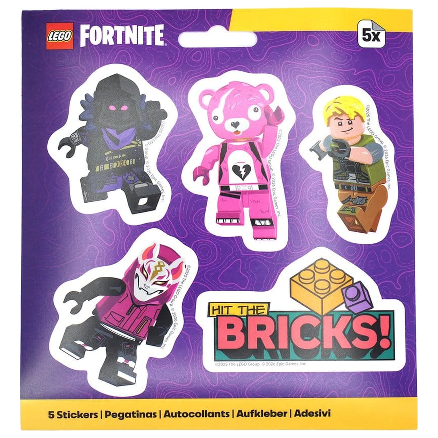 Lego Fortnite Zestaw naklejek Hit The Bricks zdjęcie produktu