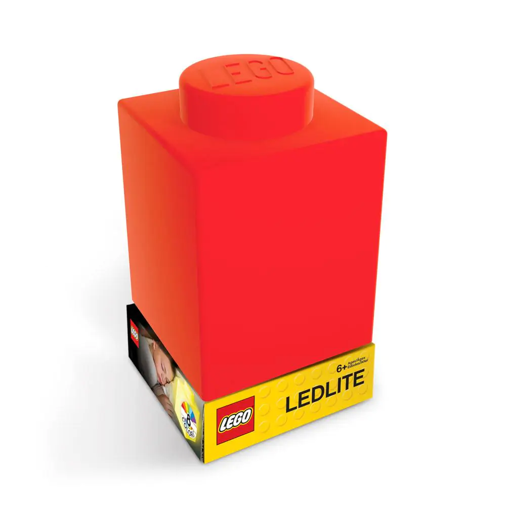 Lampka nocna LEGO klocek LEGO czerwony zdjęcie produktu