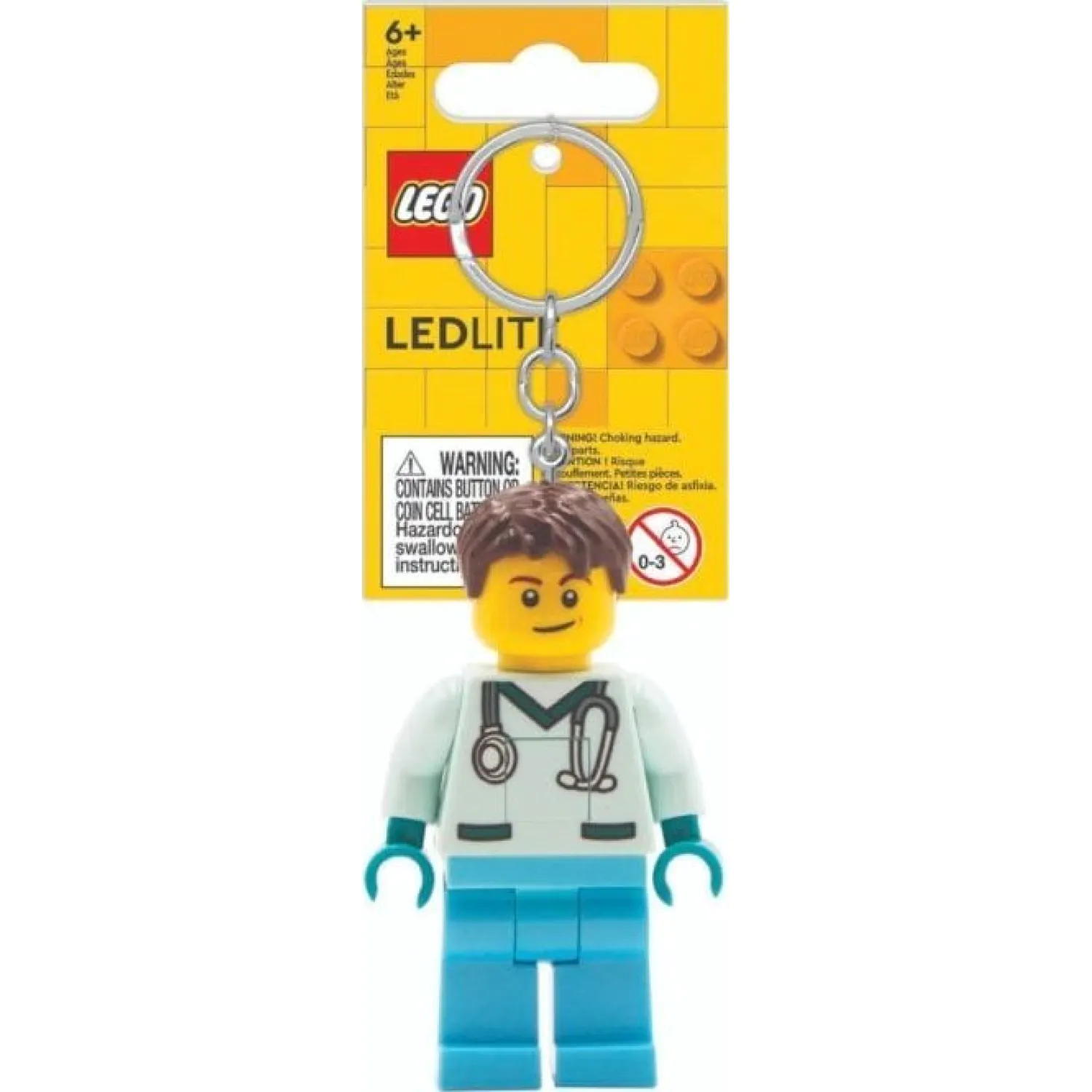 LEGO Minifigurki Brelok z Podświetleniem Doktor 8 cm zdjęcie produktu