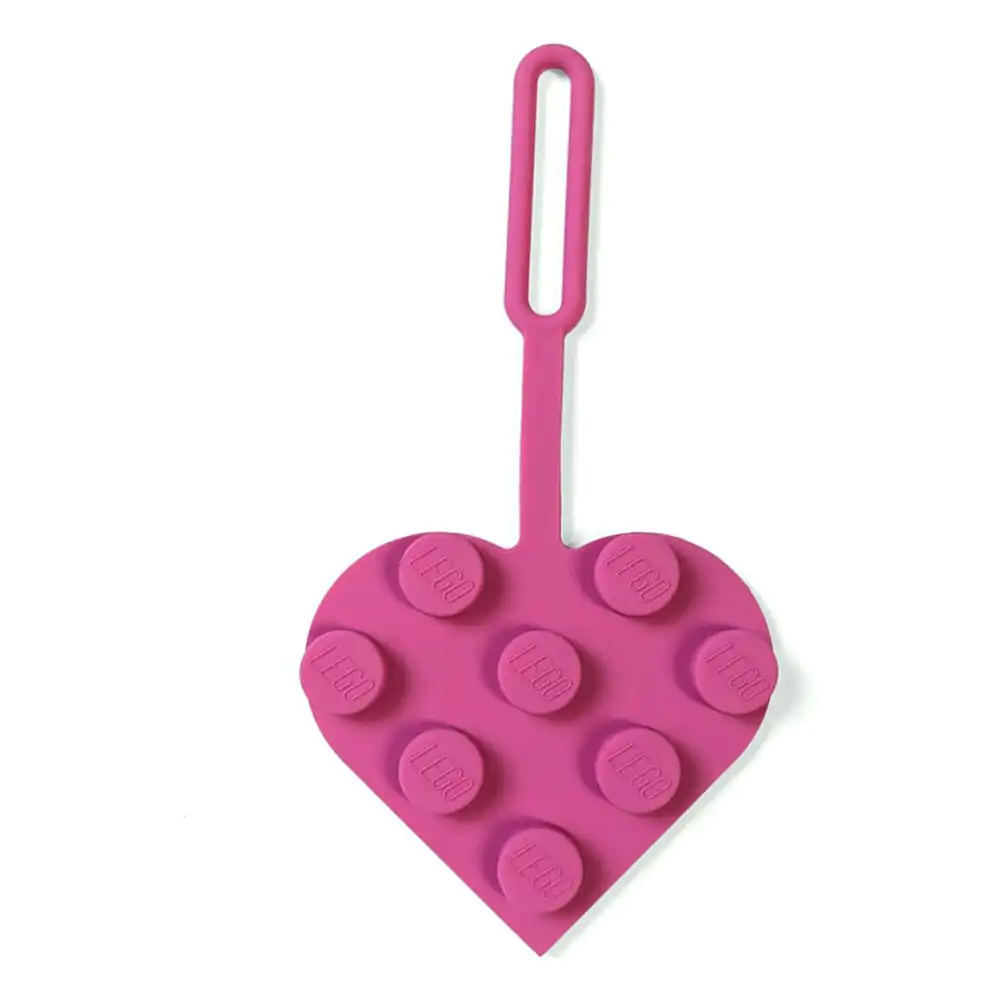 LEGO Minifigurki przywieszka do bagażu Serce Różowe 10 cm zdjęcie produktu