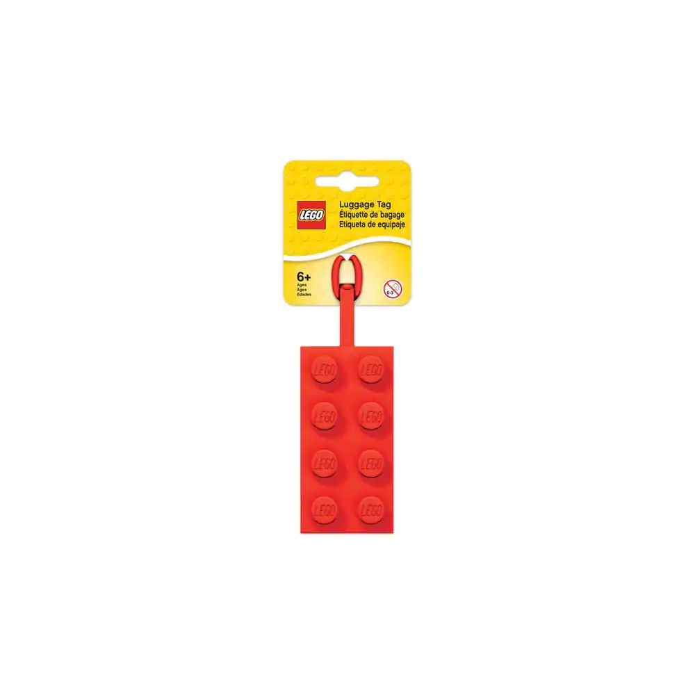 LEGO zawieszka bagażowa czerwona 10 cm zdjęcie produktu