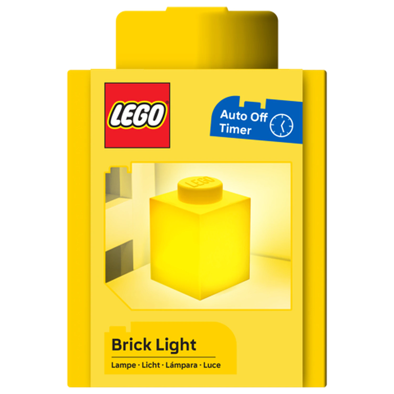 LEGO Żółta cegiełka 1x1 Light brick zdjęcie produktu