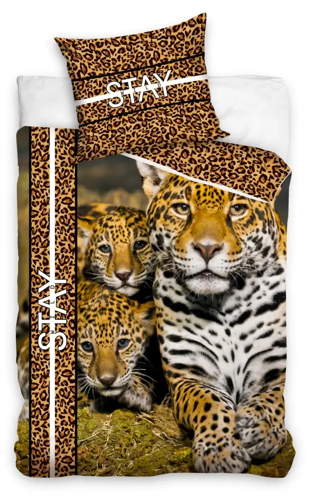 Poszewka na kołdrę Leopard 140×200 cm, 70×90 cm zdjęcie produktu