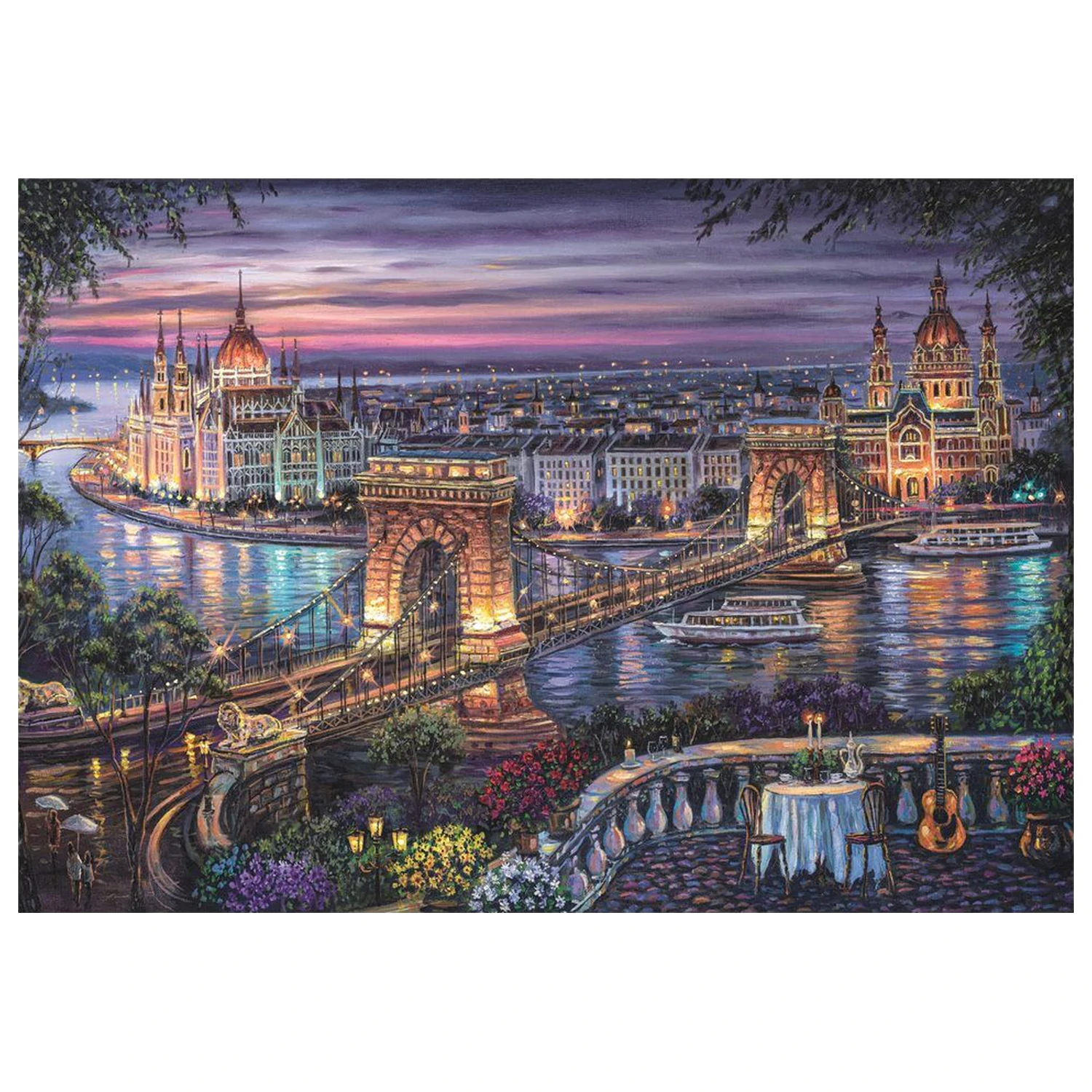 Lights Of The Danube puzzle 1000 elementów zdjęcie produktu