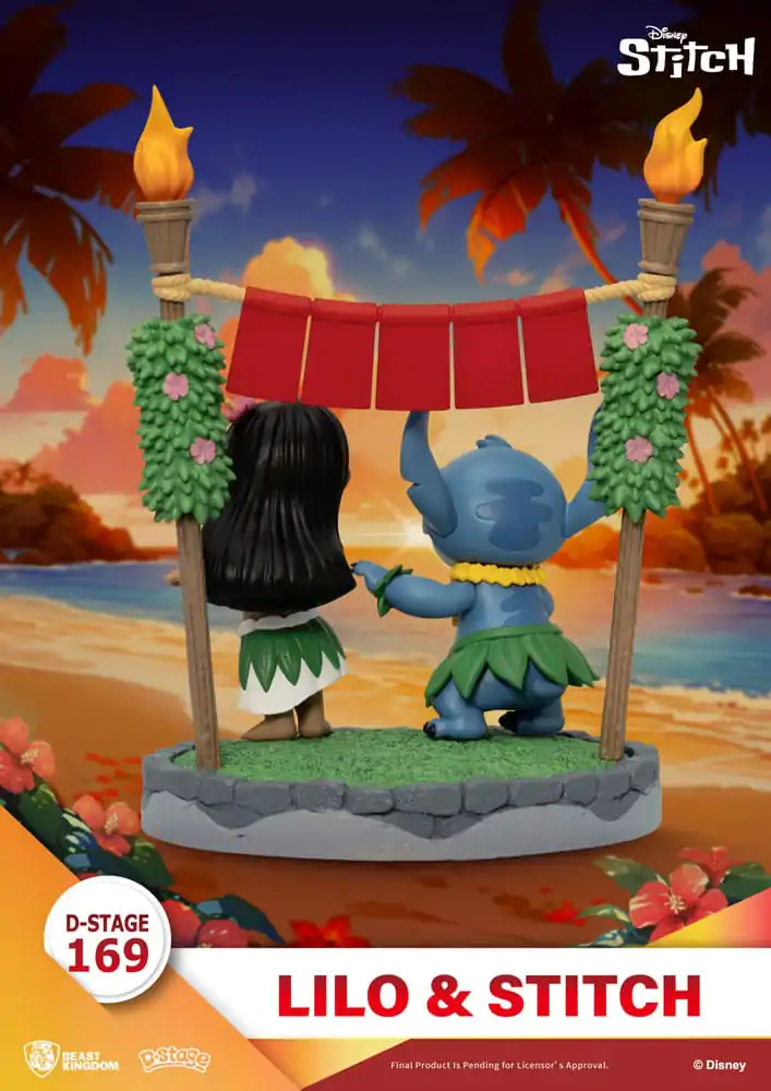 Lilo & Stitch D-Stage Diorama PVC Lilo & Stitch 16 cm zdjęcie produktu