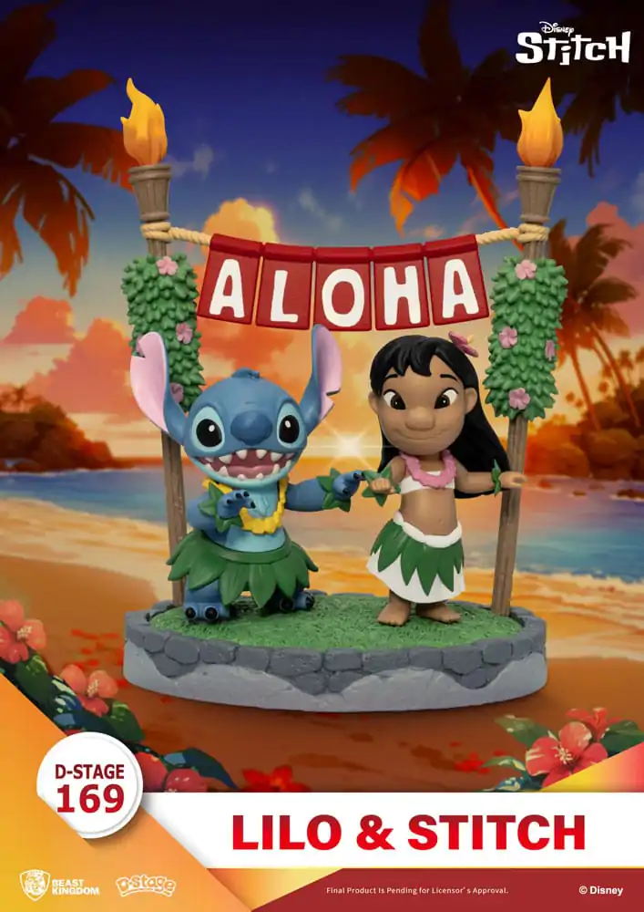 Lilo & Stitch D-Stage Diorama PVC Lilo & Stitch 16 cm zdjęcie produktu