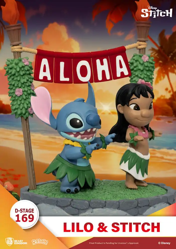 Lilo & Stitch D-Stage Diorama PVC Lilo & Stitch 16 cm zdjęcie produktu