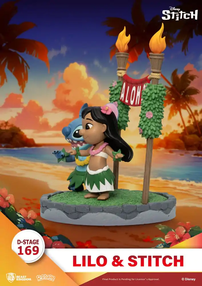 Lilo & Stitch D-Stage Diorama PVC Lilo & Stitch 16 cm zdjęcie produktu