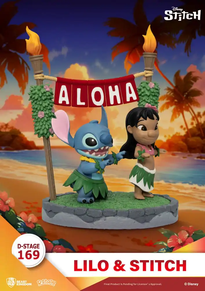 Lilo & Stitch D-Stage Diorama PVC Lilo & Stitch 16 cm zdjęcie produktu