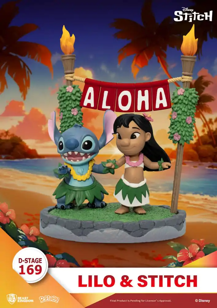 Lilo & Stitch D-Stage Diorama PVC Lilo & Stitch 16 cm zdjęcie produktu