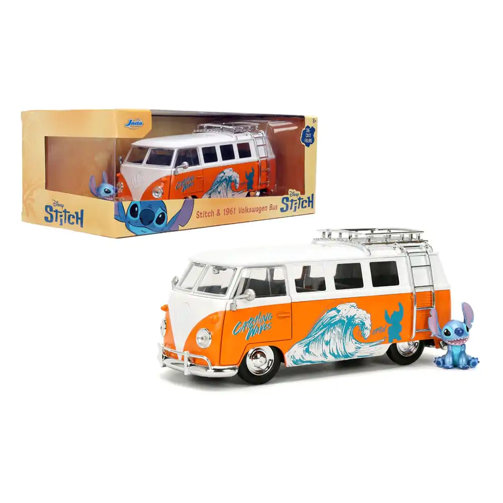 Lilo & Stitch Diecast Model 1/24 1961 VW Bus Stitch zdjęcie produktu