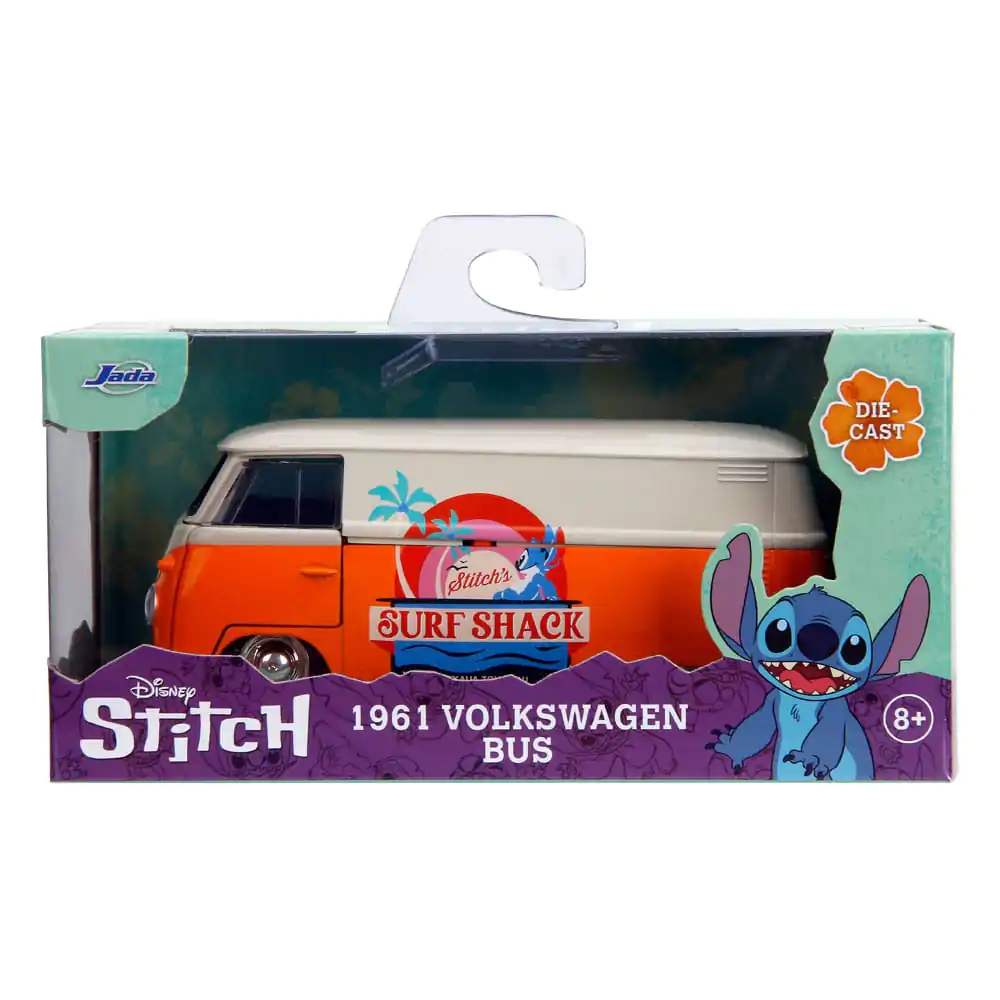 Lilo & Stitch Diecast Model 1/32 1961 VW Bus Stitch - Model odlewany zdjęcie produktu