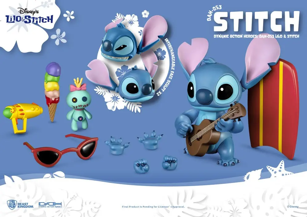 Lilo & Stitch Dynamic 8ction Heroes Figurka Akcji 1/9 Stitch 18 cm zdjęcie produktu