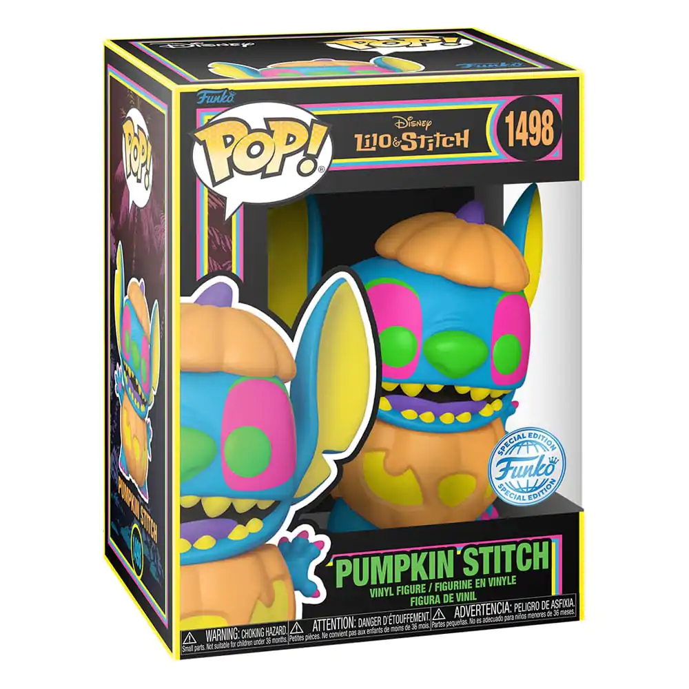 Lilo & Stitch Funko POP! Disney Figurka winylowa Blacklight Pumpkin Stitch 9 cm zdjęcie produktu