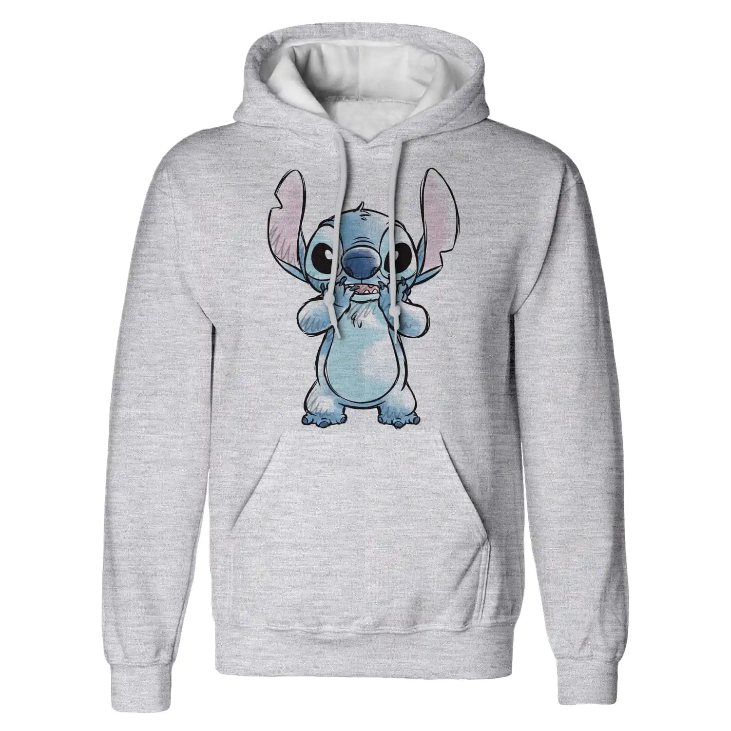 Bluza z kapturem Lilo i Stitch Ręce na twarzy Szkicowany zdjęcie produktu