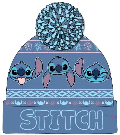 Ciemnoniebieska czapka beanie z pomponem Lilo & Stitch zdjęcie produktu