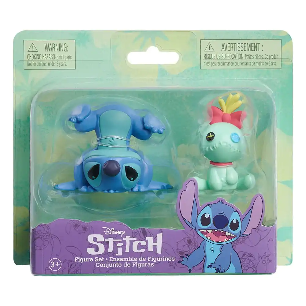 Lilo &amp; Stitch Mini Figurki 2-Pack Scrump &amp; Upside Down Stitch 7 cm zdjęcie produktu