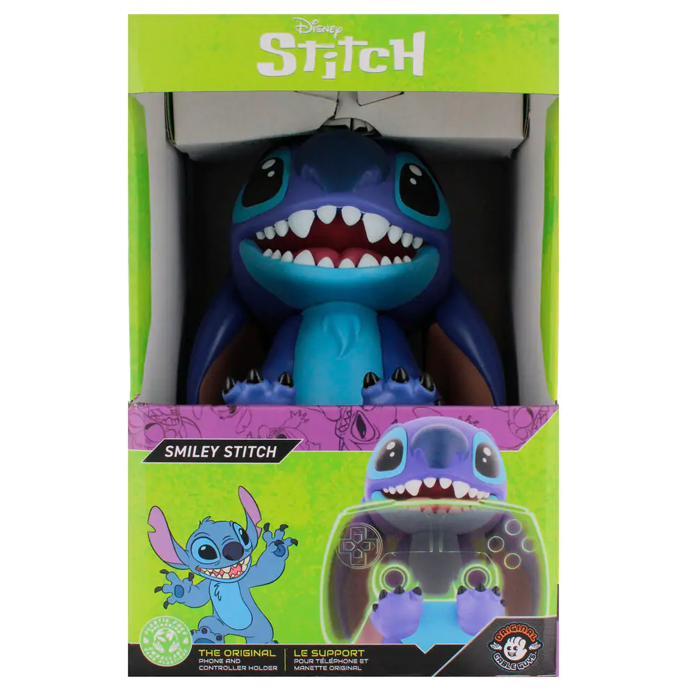 Lilo & Stitch Cable Guys Charging Stand Smiley Stitch 21 cm - Podstawka ładująca zdjęcie produktu