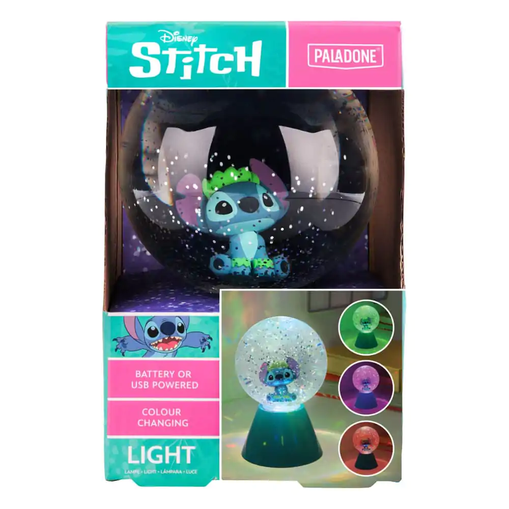 Lilo & Stitch Lampa LED Kula brokatowa Stitch 17 cm zdjęcie produktu