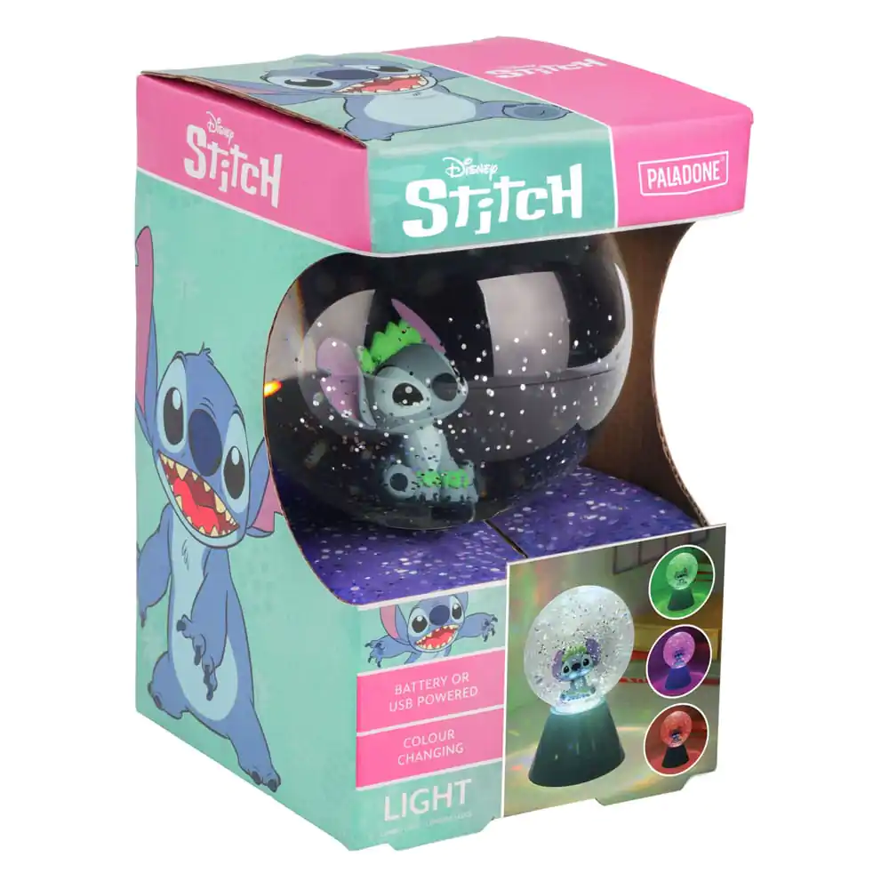 Lilo & Stitch Lampa LED Kula brokatowa Stitch 17 cm zdjęcie produktu