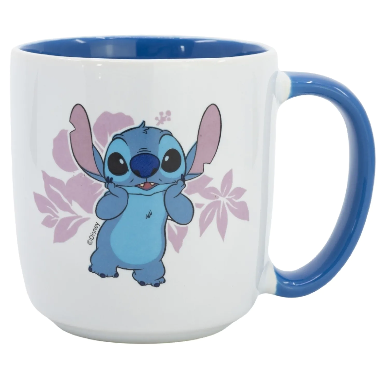 Kubek Lilo & Stitch Stitch różowe kwiaty 385 ml zdjęcie produktu